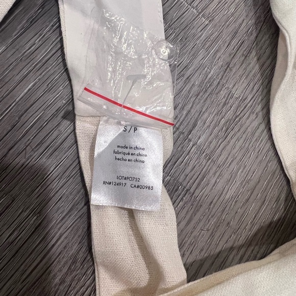 NWT WeWoreWhat Cream Crop Top - Picture 3 of 6